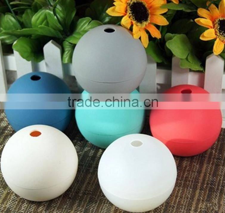 2014 funny mini silicone ball shaped ice cube tray wholesale
