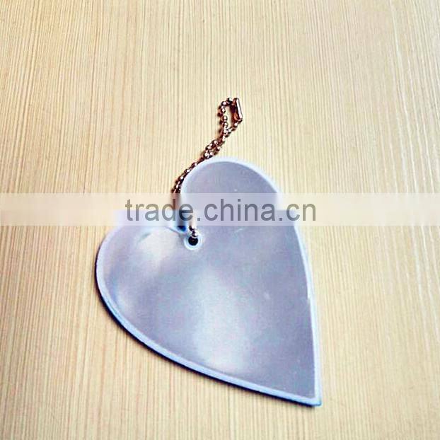 reflective soft PVC keychain