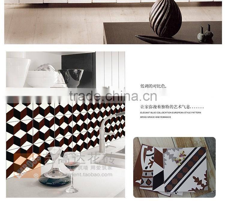 200*20mm brown color mexican kitchen wall tile rustic kitchen tile