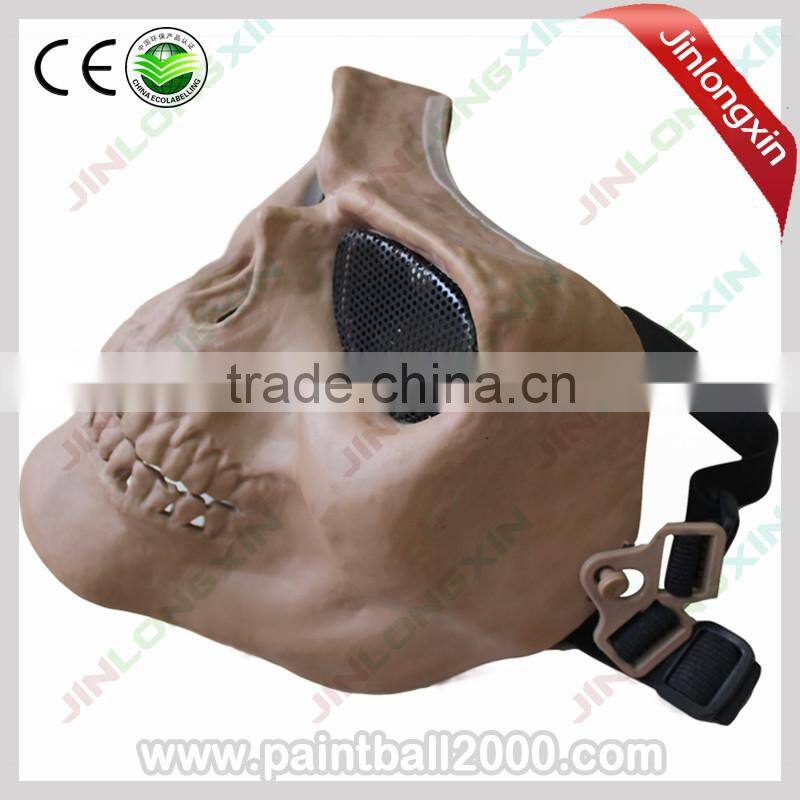 Lastest Safety Military Full Face Skull Skeleton Airsoft Mask