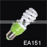 120V/230V T3 11W 530LM E27 2700K-6400K 8000Hours Half-spiral energy saving lamp