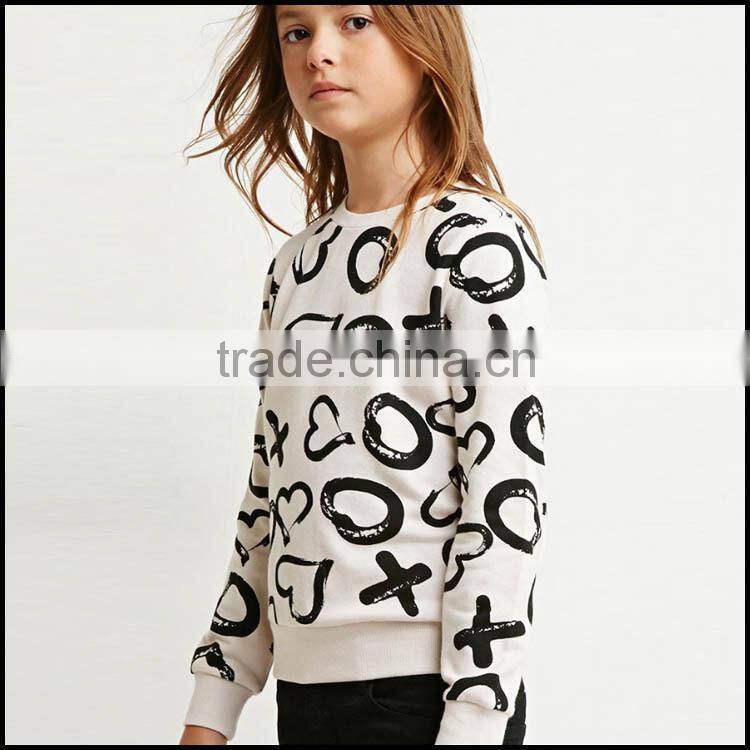 Fashion design long sleeve kids animal sweatshirts toddlers with low prices made in China