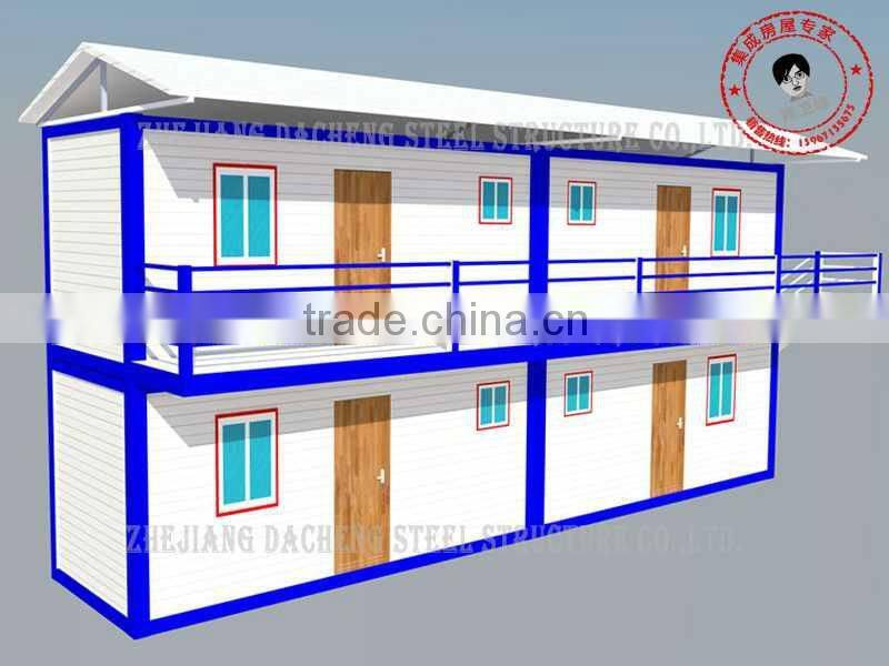 Steel frame movable prefab house drawings