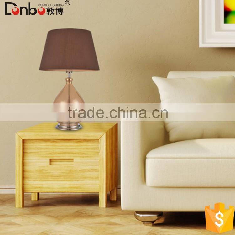 New products 2016 Contemporary Colorful Metal study table light decorative home and hotel table lamp