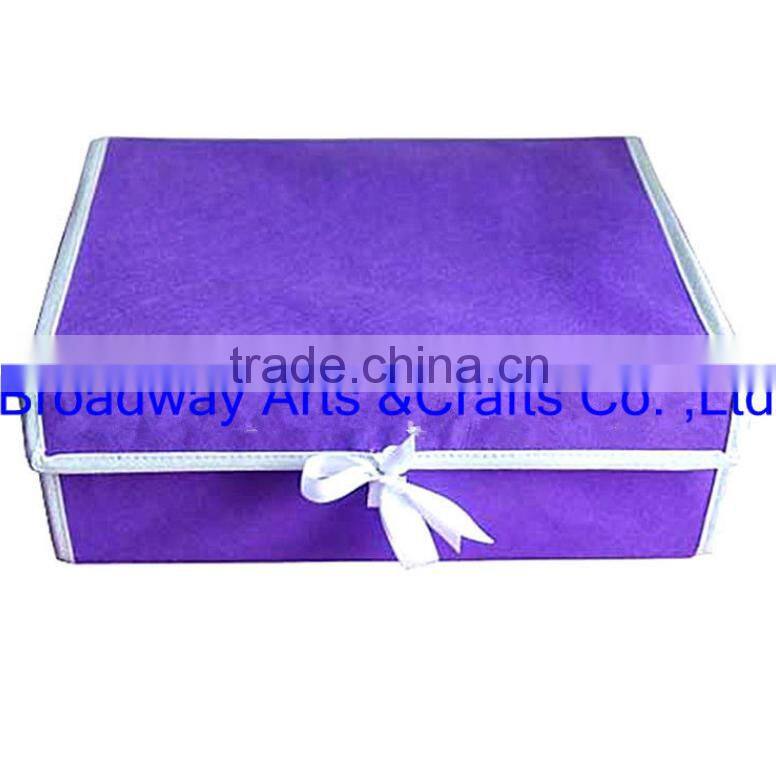 high quality custom non woven beautiful storage box