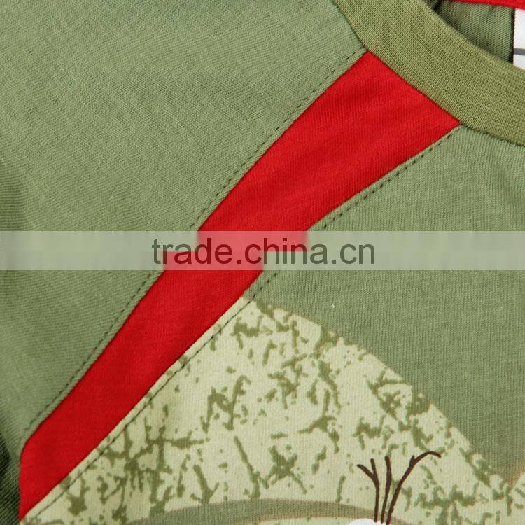 ((C5165) 2015 green 18M-6Y high quality children boys summer t shirt nova kids fashion olf frozen boys t shirts summer wear