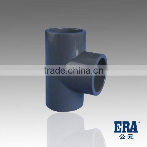 DIN8063 PN16 PVC straight tee