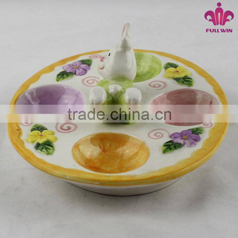 4 pieces of ceramic egg holder