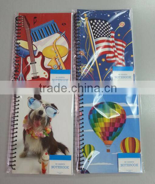 80 Sheets Spiral Notebook With 4C Printing
