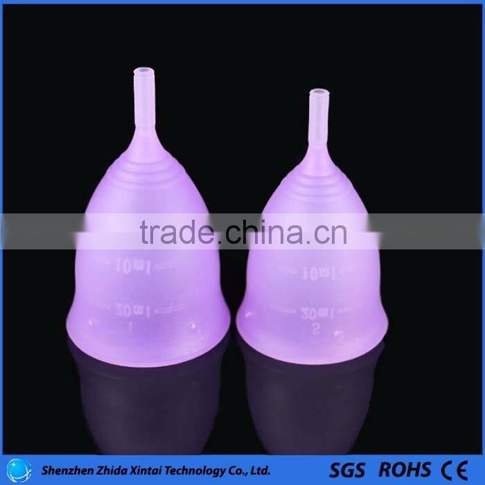 Reusable Soft Gental Silicone Menstrual Cups for Lady Menstruation Period