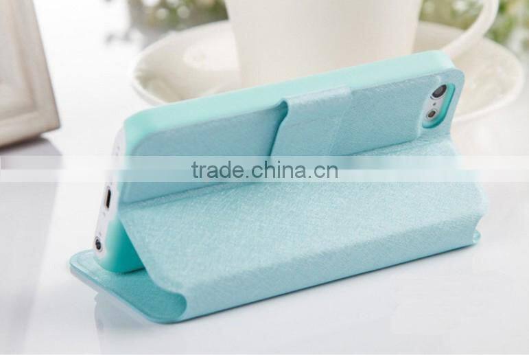 Plant Pattern Wallet Leather Case For iPhone 5 5S, Small Order Accept!!!