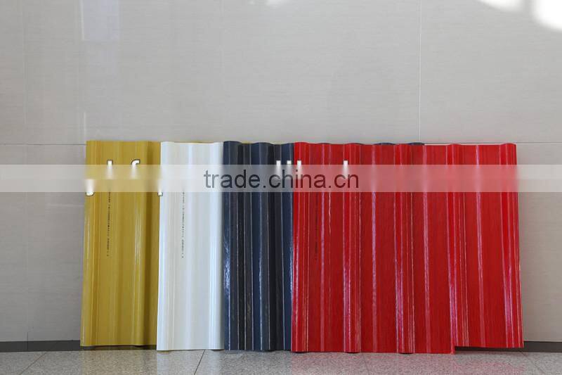 4mm frp blue corrugated sheet for industrial used