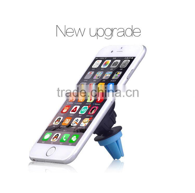 The strong magnet of the vent mount phone holder will protect your device from falling and damage
