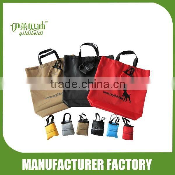 Polyester foldable shopping bag