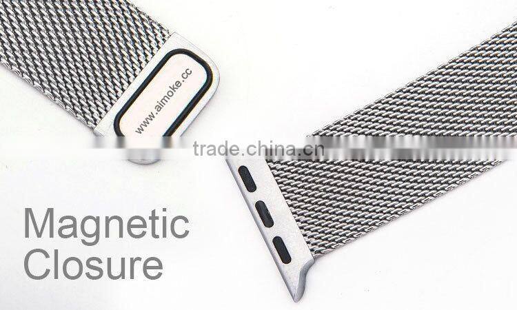 2015 new arrival Stainless Steel Watch Band For AppleWatch 38mm 42mm Genuine For Apple Watch Band