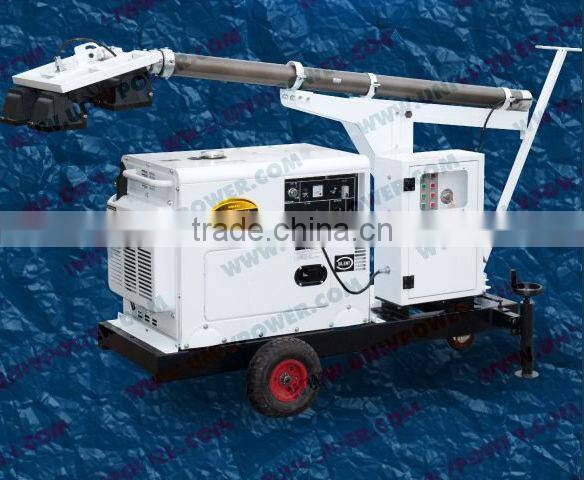 5kw diesel engine generator light tower