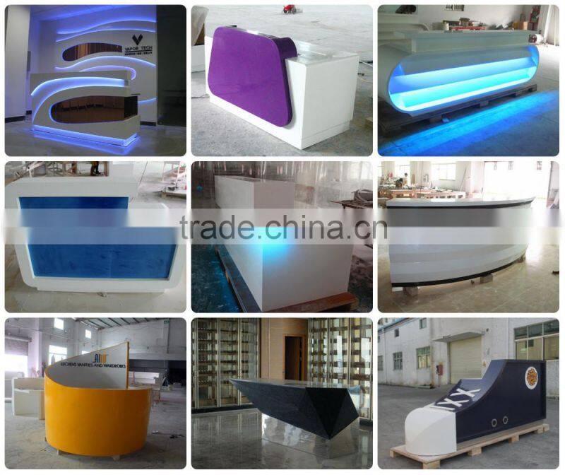 Hotel reception counter design / front desk counter / salon reception desk