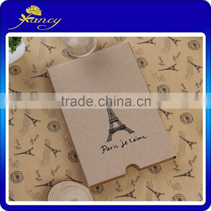 Kraft paper cover photo book
