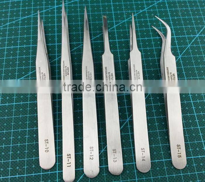 Vetus ST Stainless Steel Material Eyelash Extension Tweezers