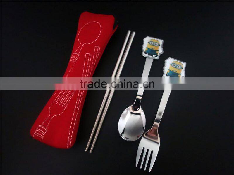 Exquisite design with high quality cutlery set for children