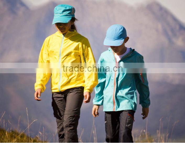 Boys & Girls Unisex outwear suntan-proof wear UV-protection wear breathable windbreaker blue