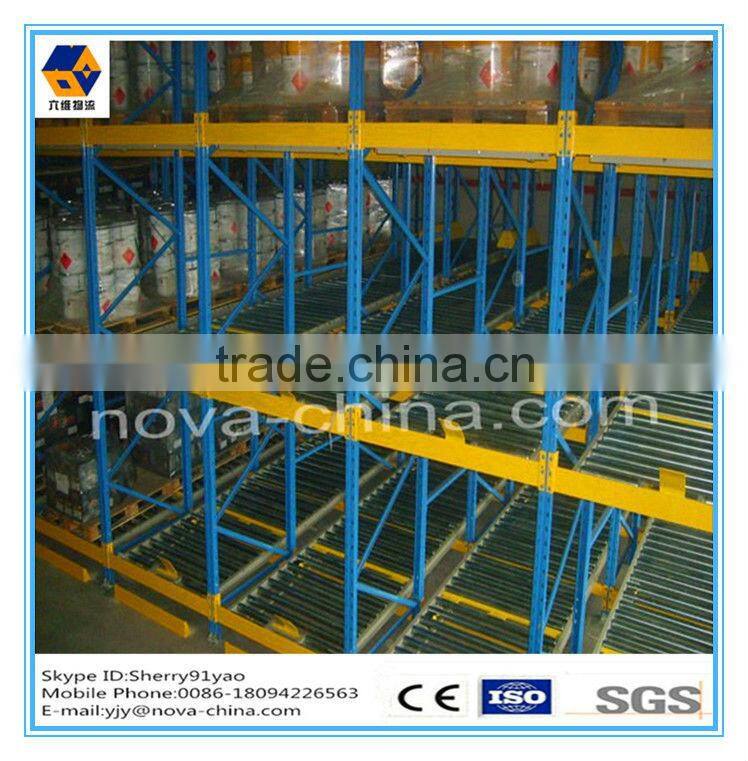 Heavy Duty Gravity Pallet Racking with System