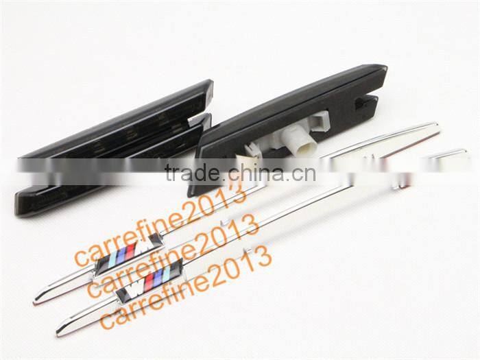 LED Side Marker for BMW E46 (98-01) 2D 4D 5D with M logo smoked