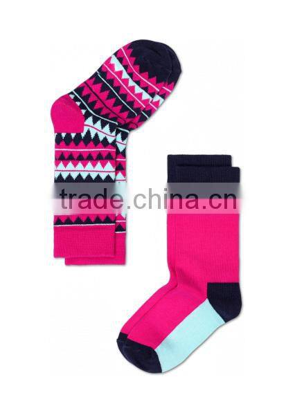 Custom Wholesale Elite Teen Boys' Girls' Kids' Dots Stripe Cotton Sock