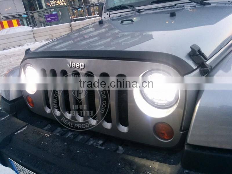 High end quality DOT 7 inch round led headlight 12v 24v