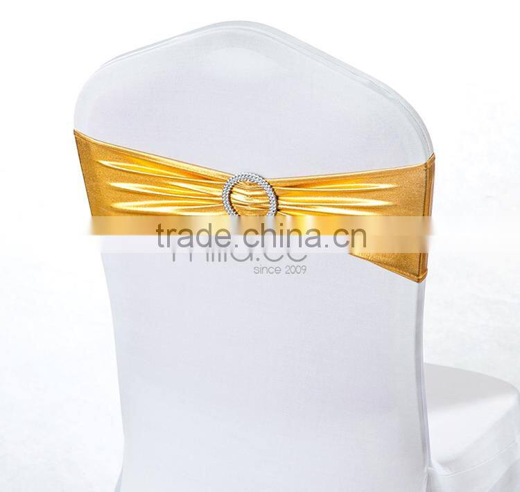 Spandex chair band with buckle spandex chair sash for chair cover