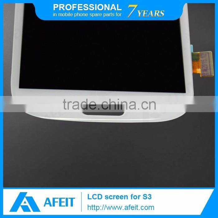 Full Assembly LCD with Digitizer touch screen with frame complete for Samsung Galaxy s3 i9300 black& white