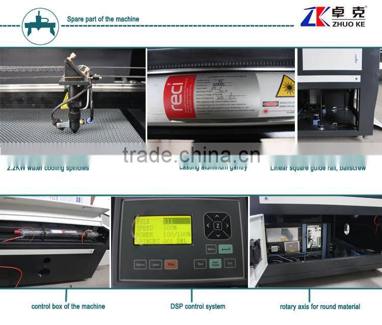 Honeycomb platform Laser engraving machine with RECI laser tube ZK-1390 and ZK-9060