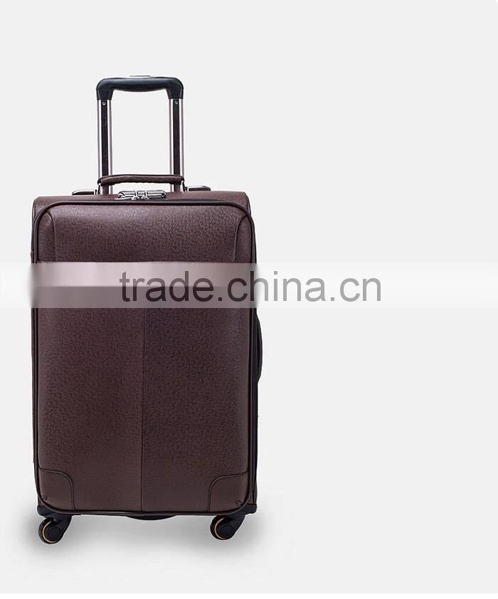 two pcs fashion design PU suitcase sets young girls and boys travelling luggage bag