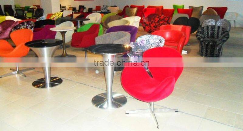 wholesale creative red round leisure chair with metal leg heart chair (NS1835)