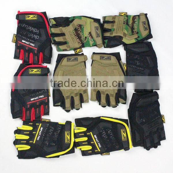 half finger military gloves
