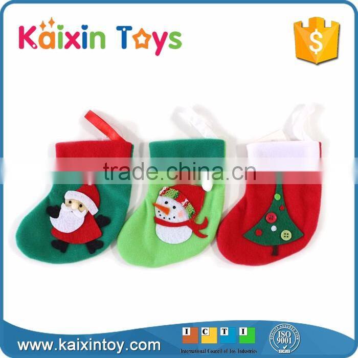 10255319 Festival Decoration Customized Plush Christmas Stocking