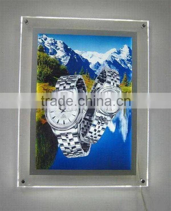Cheap new arrival acrylic led scrolling light box