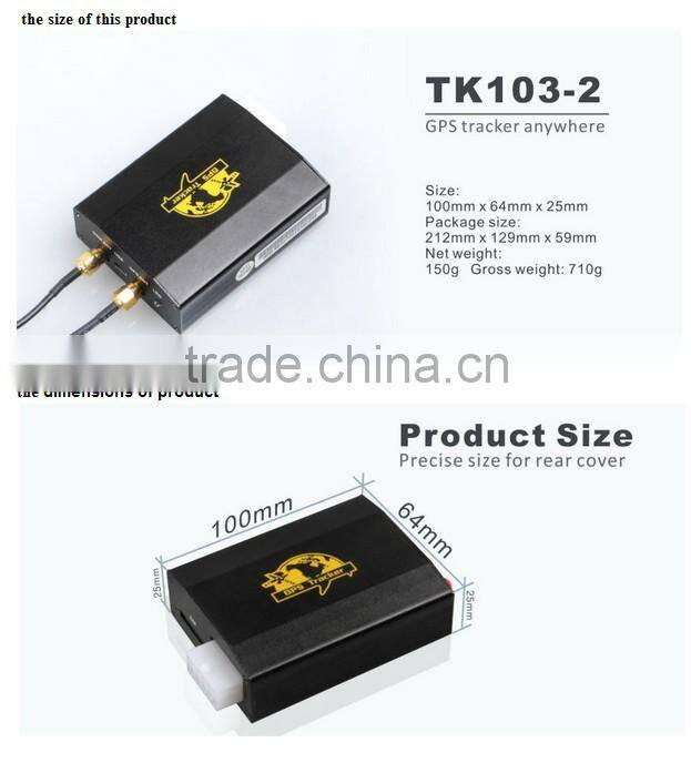 2016 Live tracking the original real time gsm/gprs/gps remote control shake sensor car gps tracker