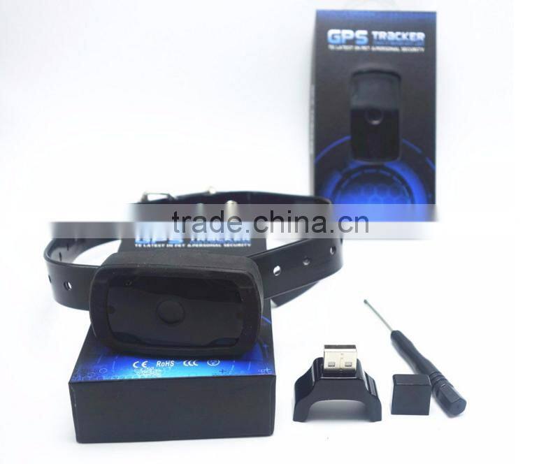 2016 Live tracking Pet accessories usb gps real time tracker/ mini gps tracker for cat/ gps dog collar