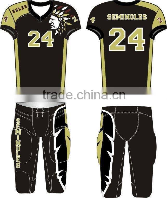 Plain Custom American Football Uniforms/ High Quality Football Uniforms/ Sublimated Football Uniforms