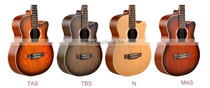 39inch China cutaway acoustic guitar
