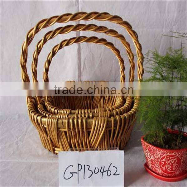 wholesale good quality decorative wicker fruit storage basket