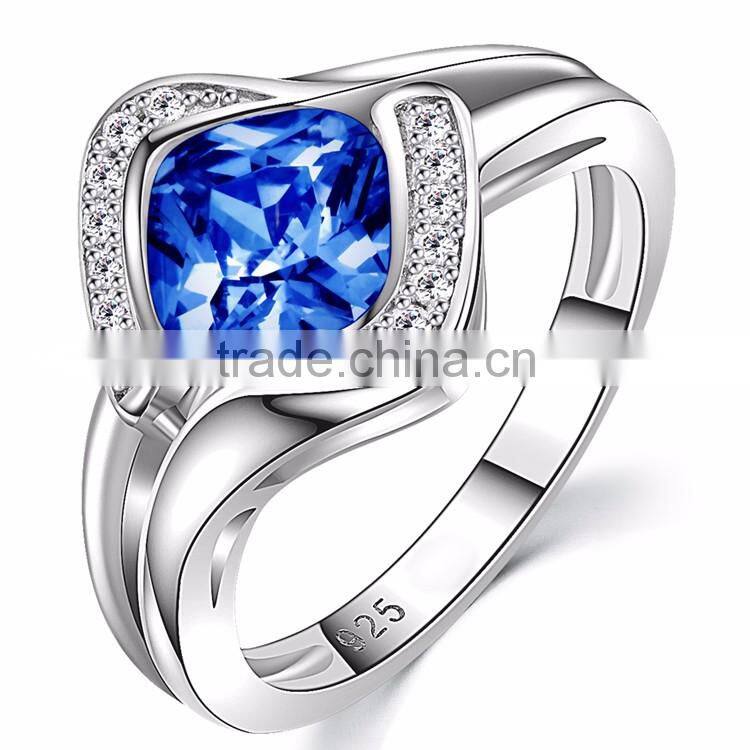 Sterling Silver White Cubic Zirconia Love Promise CZ Ring Engagement Wedding Eternity Bands