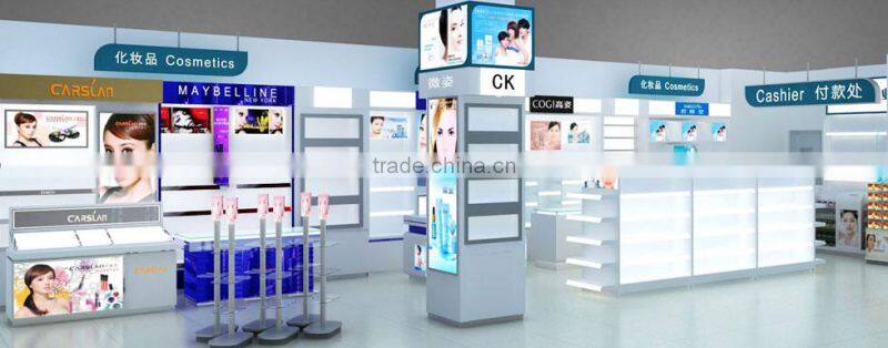 Hot sale cosmetic display racks stand series for exhibition