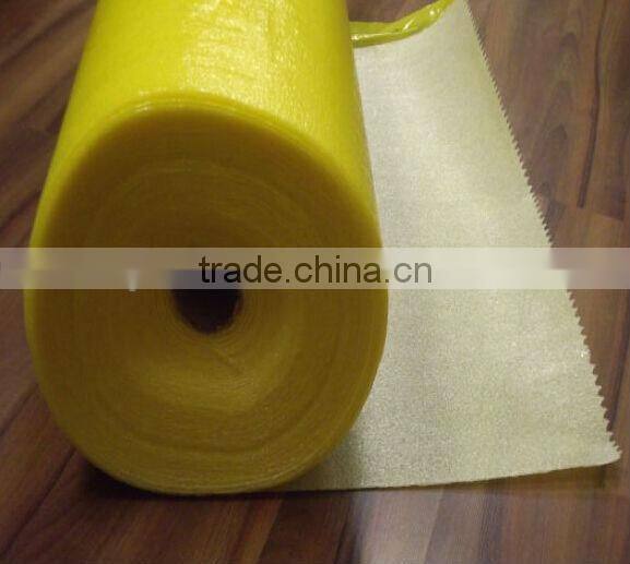 2mm 3mm Yellow EPE Foam Laminate Flooring Underlay
