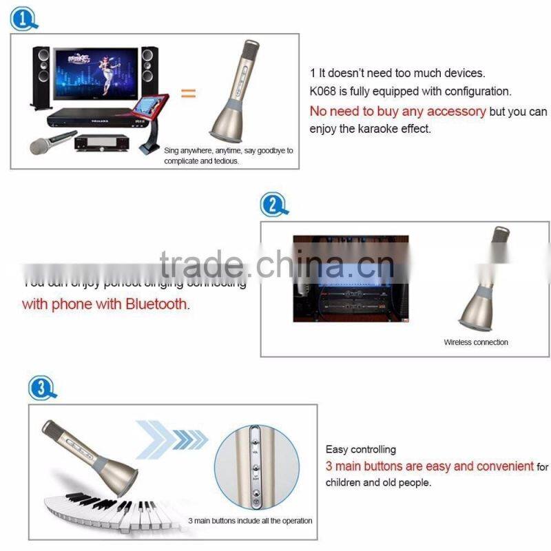 oem wireless ktv microphone handheld wireless singing microphone