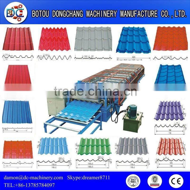 2016 made in china cold rolling ibr steel plate wall panel forming machine