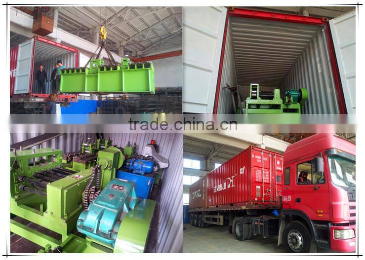 hot rolled steel flat bar chamfering and straightening machine