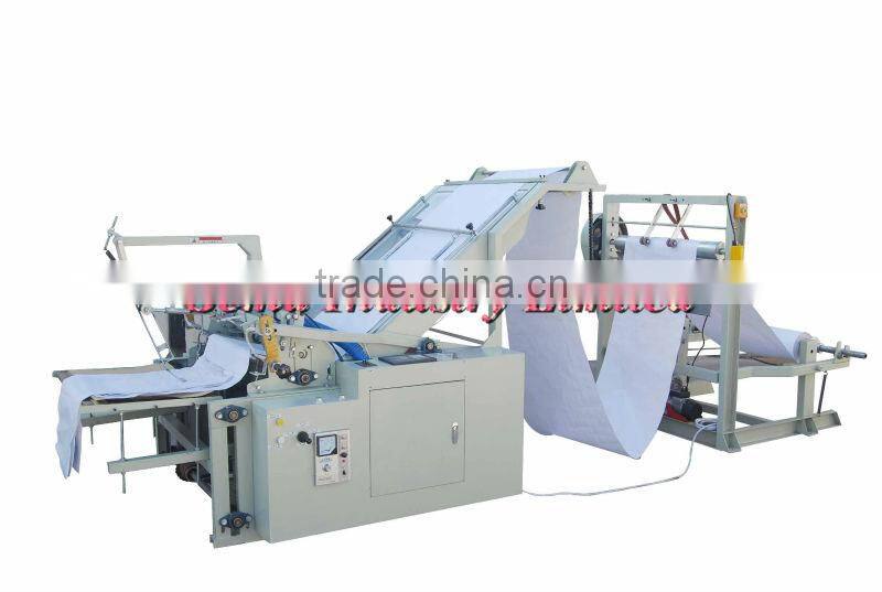 2014 high quality printed Drawstring Paper Bag with webbing handles