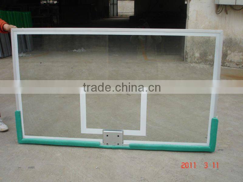 12mm Tinted Tempered Glass With All Aluminum Frame Basketball Backboard